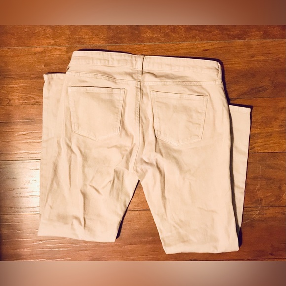 🧿SALE🧿 Vintage Light Pale Pink Distressed Cropped Jeans - Picture 3 of 3